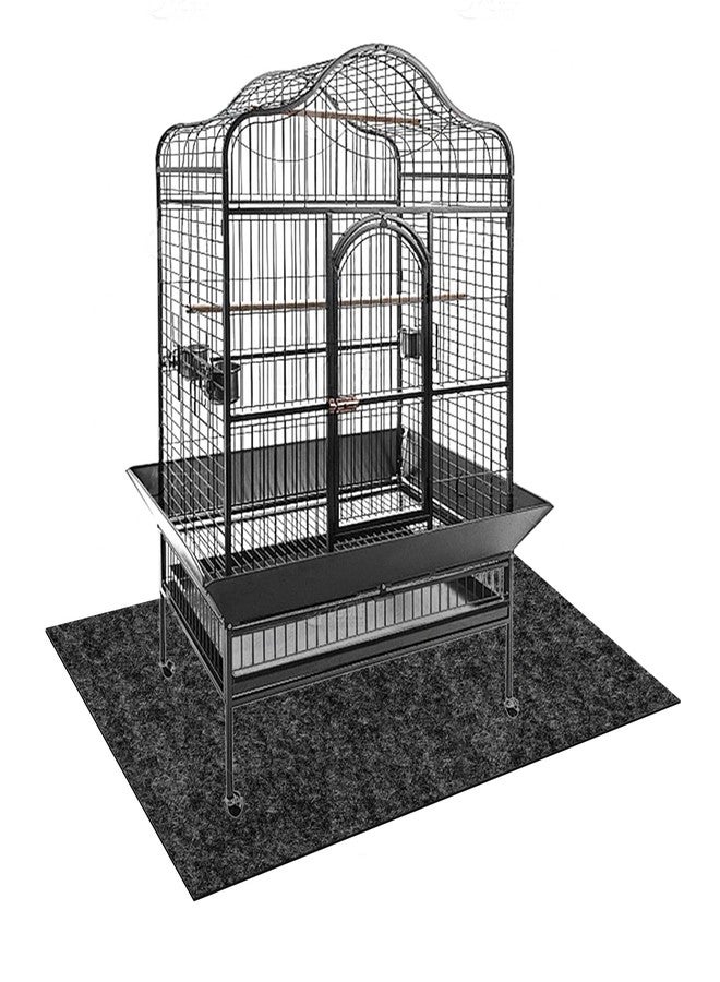 BETAGT Bird Cage Floor Mat, 30x36 Inch Waterproof Under Pet Cage Liner Mat for Kennel Training, Reptile Aquariums, Non-Slip Felt Mat to Protect Floors - Image 1